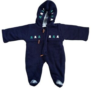 Vintage Carriage Boutiques Acrylic Baby Bunting Snow Suit 6 months